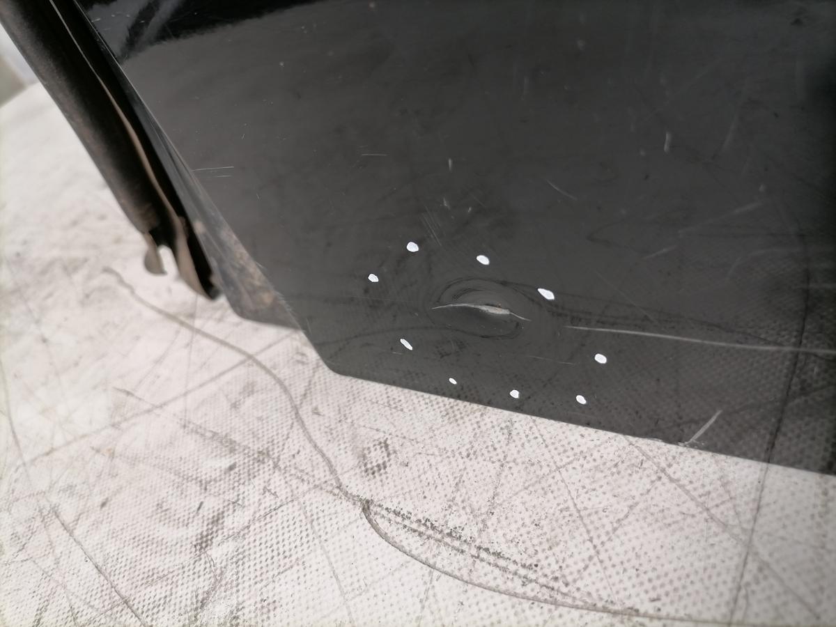 Citroen Berlingo 2 original Fl&uuml;gelt&uuml;r rechts EXY Onyxschwarz mit Scheibe Bj.2012